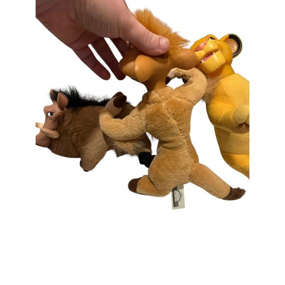 Disney Applause The Lion King Stuffed Plushes PVC Head Lot Of 6 - Picture 4 of 16